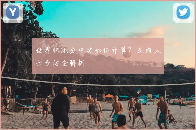 世界杯比分中奖如何计算?业内人士专访全解析