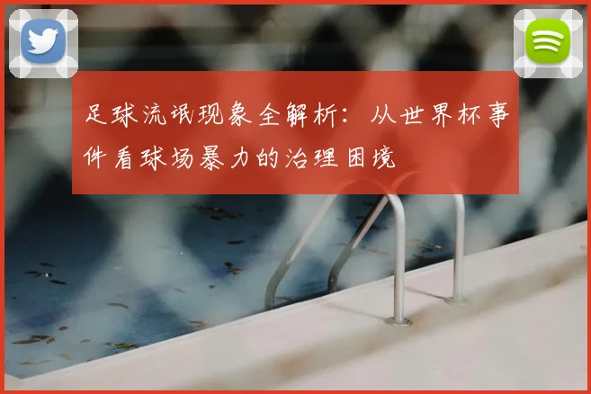 足球流氓现象全解析：从世界杯事件看球场暴力的治理困境